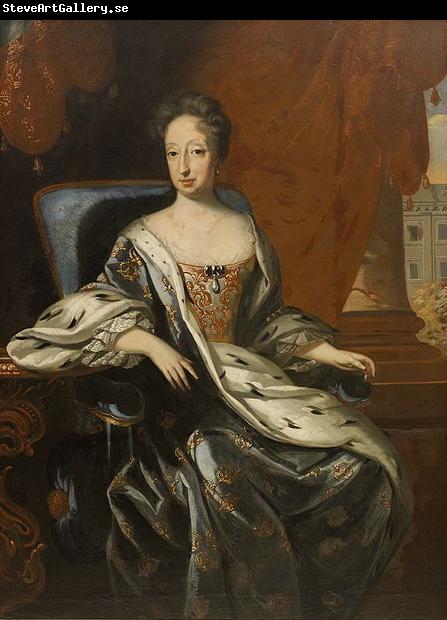 david von krafft Portrait of Hedvig Eleonora